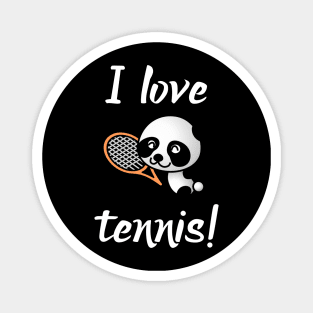 I Love Tennis Magnet